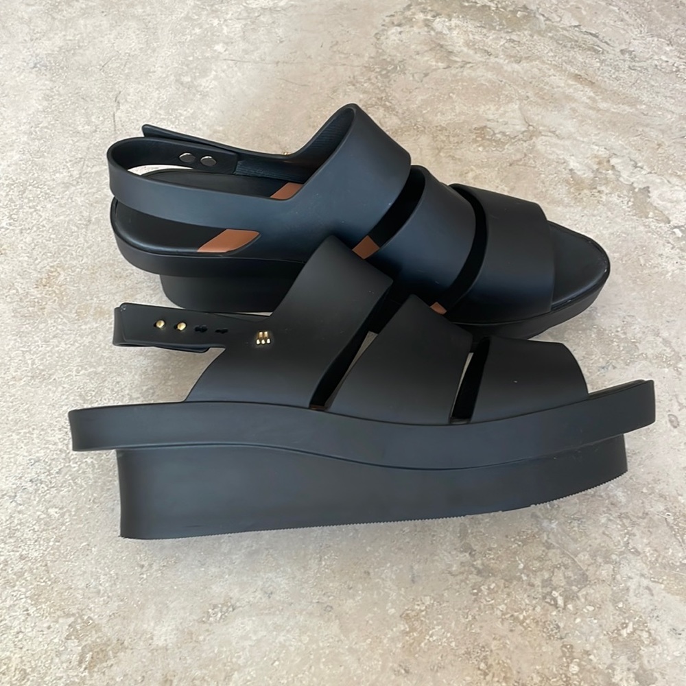 MELISSA SHOES platform sandals size 10